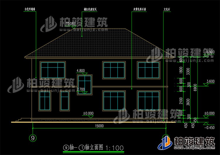 建筑立面图-简欧风格