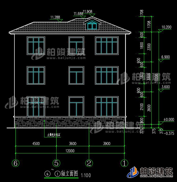 建筑立面图-简欧风格