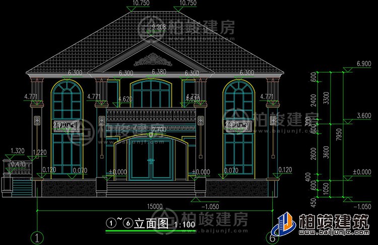 建筑立面图-简欧风格