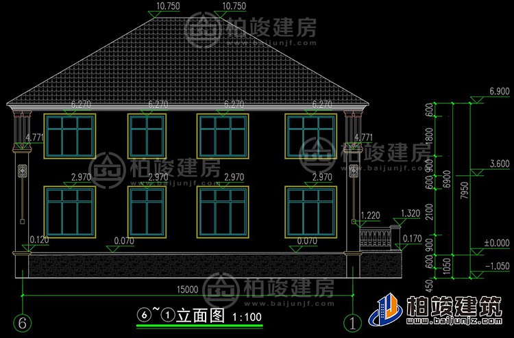 建筑立面图-简欧风格