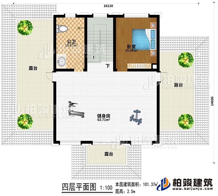 平面方案图-新中式风格