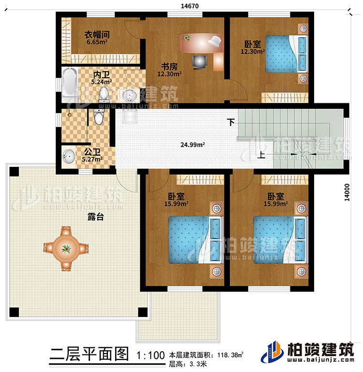 平面方案图-简欧风格