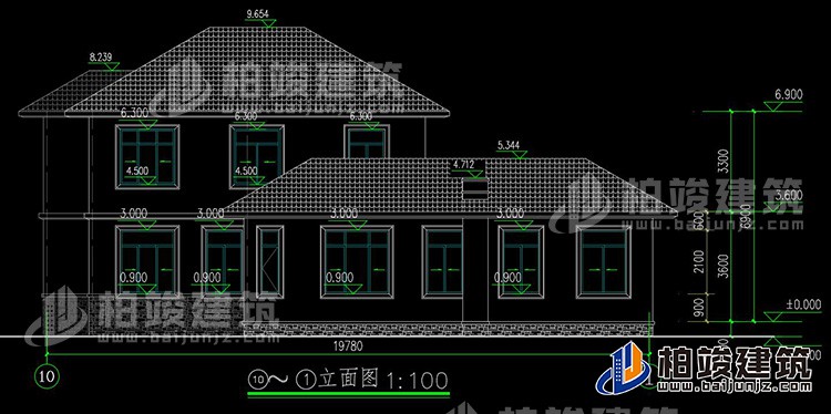建筑立面图-简欧风格