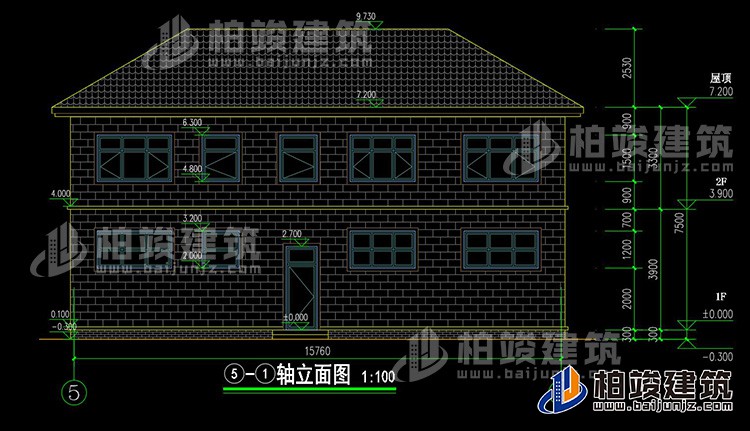 建筑立面图-简欧风格