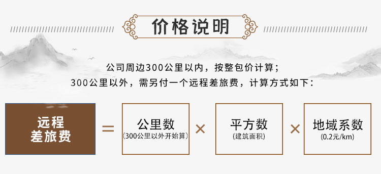 建筑立面图-新中式风格